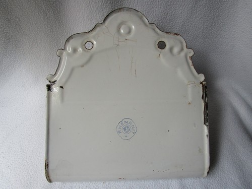 RHENANIT alte große Email Meste Zwiebeln Zwiebelmeste Emaille 23x12-25x5-12cm - Picture 9 of 11