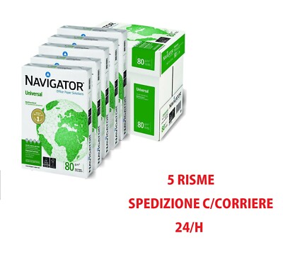 CARTA NAVIGATOR Universal A4 80GR 500FG 252X80B021297 - Conf Da 5 Pz. 39257 - Foto 13