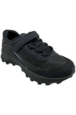Merrell Kid's Boy Moab Speed Alternative Closure Sneaker Triple Black
