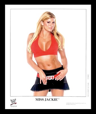 WWE MISS JACKIE P-1014 OFFICIAL LICENSED 8X10 ORIGINAL PROMO PHOTO FROM 2005