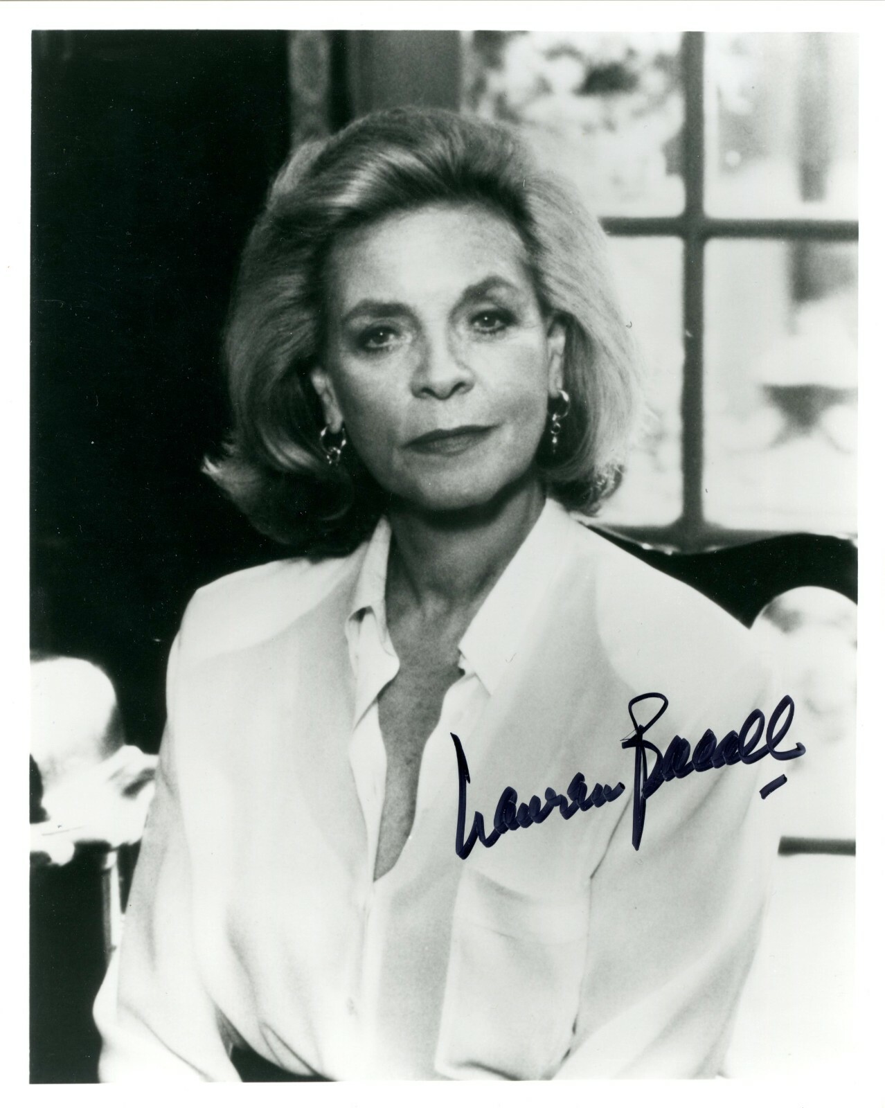 LAUREN BACALL Big Sleep Shootist Applause Now AUTOGRAPHED 8 X 10 PHOTO ...