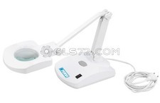 230V LAMPE LOUPE FLEXIBLE TABLE BUREAU TRAVAIL ATELIER LABORATOIRE FERVI 0661