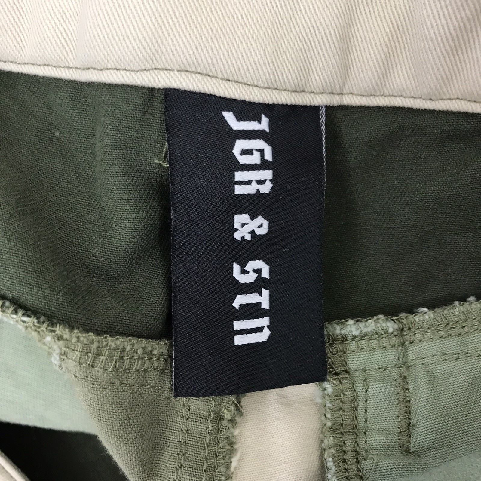 Jagger & Stone Miller Patchwork Cargo Pants Flare… - image 8