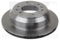 2X NK Bremsscheibe 203437 FüR TQ Hyundai Travel Cargo Crdi