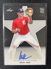 2020 Leaf Perfect Game Gavin Kash Black Autograph #2/50!!!