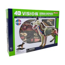 New - 4D Master 4D Vision German Shepherd Anatomy Model - Ages 8  1 player