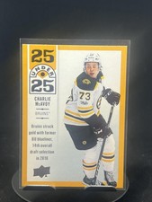 2018-19 Upper Deck #U25-24 Charlie McAvoy 25 Under 25