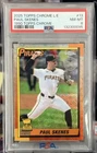 2025 Topps Chrome 35th Logo Fractor Paul Skenes PSA 8 - POP 2 - 5 HIGHER PIRATES