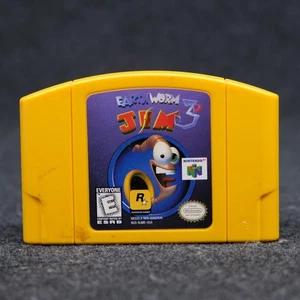 Earthworm Jim 3D (N64) Cartridge only - Authentic Good Condition