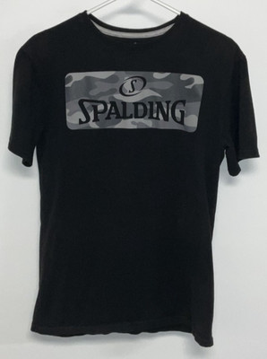 Spalding Short Sleeve T-Shirt Men's Small Black