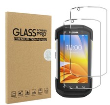 2PCS Tempered Glass Screen Protector for Zebra Symbol TC77 TC70 TC75