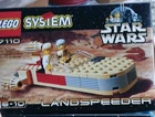 Vtg 1999 LEGO Star Wars #7110 Landspeeder Unopened Retired Lego Set NEW In Box!