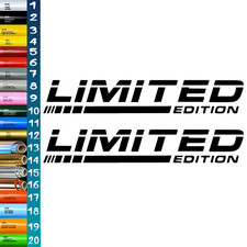 2x Limited Edition Autoaufkleber Styling Vinyl 20x2.5 cm JDM Top Auto Sticker