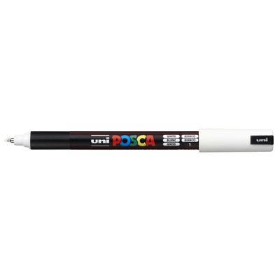 White Professional Paint Marker Authentic Marker with Extra Fine 1MR Tip