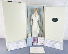 Franklin Mint Diana Princess Of Wales Porcelain Portrait doll With Authenticity
