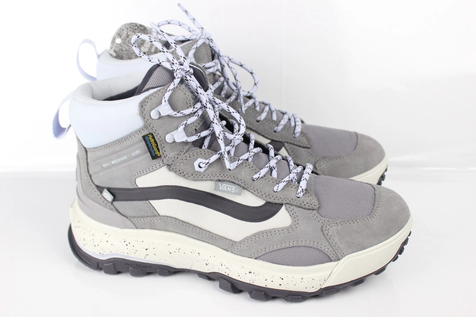 Vans MTE Crestline Waterproof Hiking Boots Men's 9 Women's 10.5 Gray Black