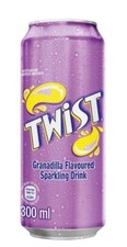 South African Twist Grandilla Passion Fruit Cans Fizzy 6 Pack 300ml