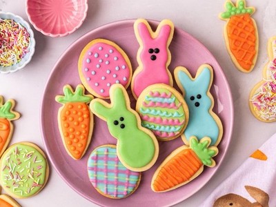 Easter Cookies   3 Dozens Decorated Easter Cookies  