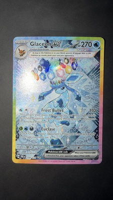 #ad Glaceon ex 150 131 Pokemon Prismatic Evolutions Special Illustration Rare NM C $315.95