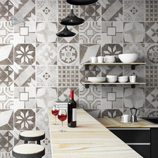 Stickers Kitchen Tiles Bathroom PVC Tiles Waterproof Stickers 36 Pieces 10x10