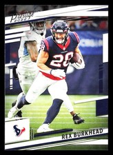 Rex Burkhead 2022 Panini Prestige #116 Houston Texans BUY3GET1FREE
