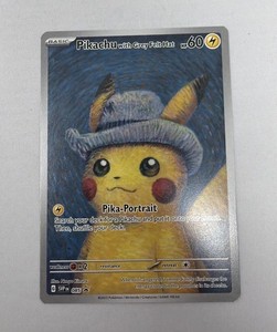 Pikachu with Grey Felt Hat Card | eBay