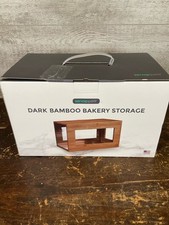 servappétit ciemny bambusowy pojemnik na chleb