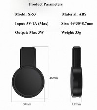 3W Mini Magnetic Wireless Charger for Apple Watch USB/Type-C Fast Charging Dock