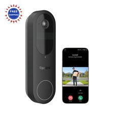 2K Battery Video Doorbell Camera 150 x150 2.4 5 GHz WiFi Two Way Talk REOLINK