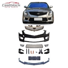 For 2014-2019 Cadillac Ats To Ats-v Style Front Bumper Cover Kit Wgrille For 2014-2019 Cadillac Ats To Ats-v Style Front Bumper Cover Kit Wgrille