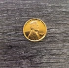 Rare Old Antique 1934 US Lincoln 24k Gold Plated Cent Penny Collection Coin USA