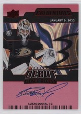 2024-25 Credentials 2024-25 Upper Deck Update Red 58/99 Lukas Dostal Auto 1mu9