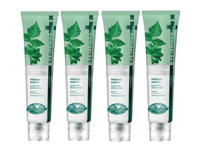 4 x Dentiste' Plus White The Nighttime Vitamin C & Xylitol Toothpaste 160g