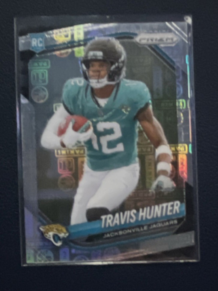 Travis Hunter Panini Prizm Panini Logo /20 #301 Jacksonville Jaguars 2025