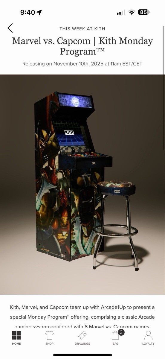 Marvel | Kith for Arcade 1Up Marvel VS. Capcom II Machine Limited