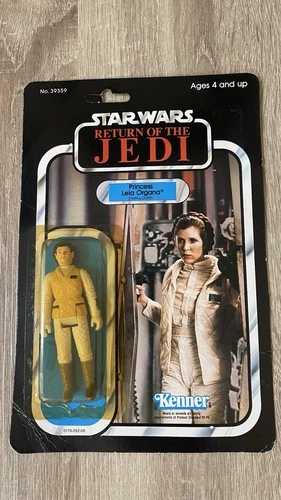 Vintage Star Wars 1983 ROTJ Princess Leia Hoth Gear  MOC Mint On Card 77-Back