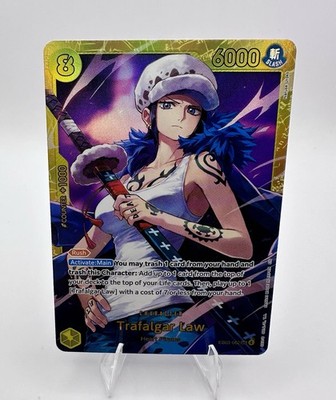 One Piece TCG - Trafalgar Law ENGLISH EB03-062 HEROINES SEC Near Mint