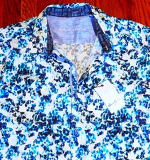 ROBERT GRAHAM MENS AUTHENTIC BRAND NEW ORIGINAL DRESS SHIRT Size L LARGE , NWT