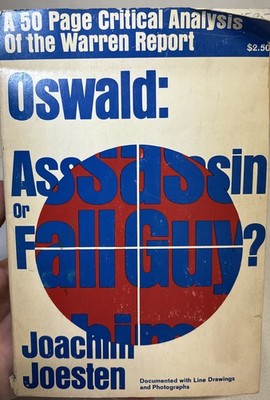 VTG Oswald: Assassin or Fall Guy? by Joachim Joesten Paperback 1964 Preowned