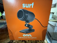 Onn Surf USB Podcast Microphone Premium Recording 100009002 NO CORDS