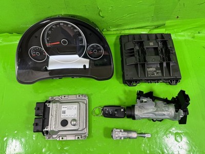 VW UP ECU KIT TACHOSCHLOSS SET BCM MODUL SCHLÜSSEL 1.0 BENZIN 2011-2023