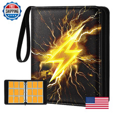Gurgitat 9 Pocket Card Binder 900 Card Capacity Zipper Album Folder for Trading