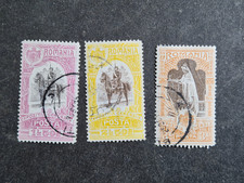 Romania 1908 Mich 205-207      used Cat E110