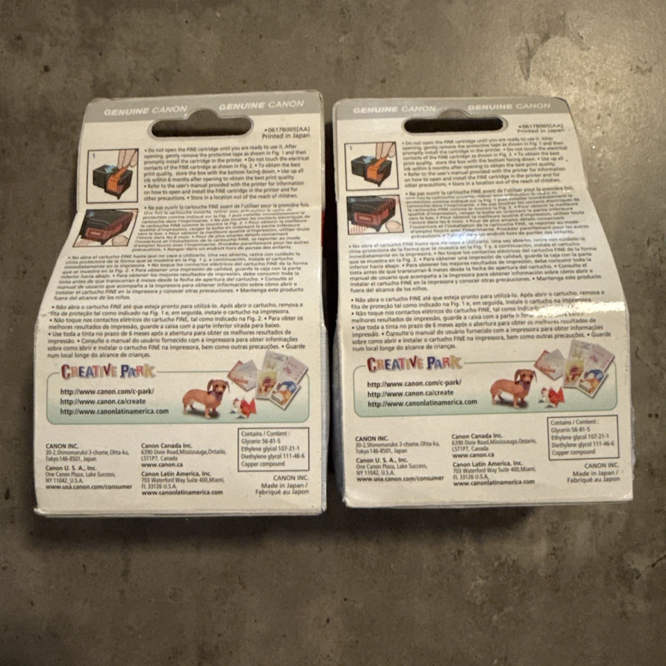 Genuine Canon CL-41 Color Combination Ink Cartridge ChromaLife100 Pixma Lot Of 2 - Image 2 of 4