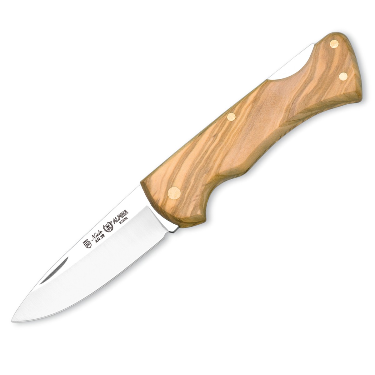 Fuienko Taschenmesser Alpina 043 Miguel Nieto Von 17 Cms, Mit Stahlklinge Von 7 Cms Und Mango Aus Natürlichem Olivenholz. - Image 2