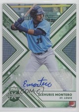 2018 Panini Elite Extra Edition Emerald 24/25 Elehuris Montero #151 Auto 1u4