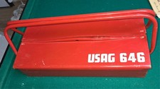 Box tools USAG 646 metal rosso Usag 2 cassetti movibili