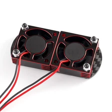 RCBATER For ARRMA 1/8 Vendetta/Infraction RC Car Metal Motor Cooling Fans 30mm