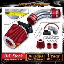 Short Ram Air Intake Kit + RED Filter for 94-98 Mitsubishi Galant 2.4L L4