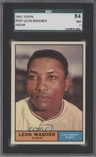 1961 Topps High # Leon Wagner #547 SGC 84 fk4